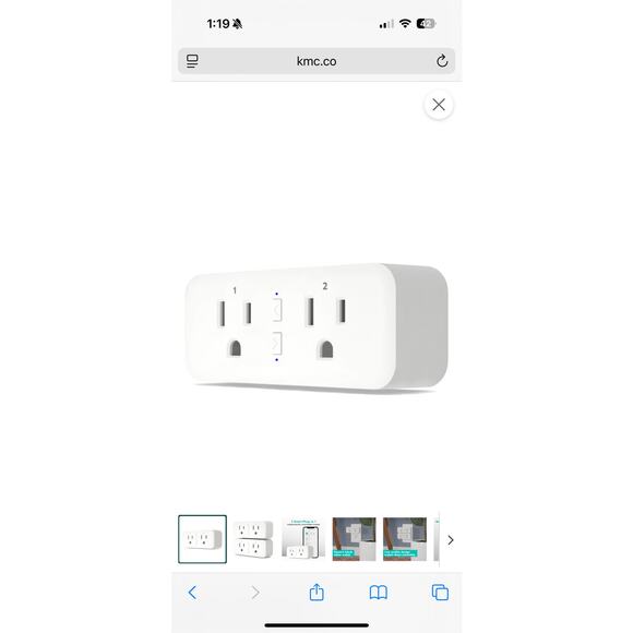 KMC Smart Plug Duo NWB - Picture 3 of 7
